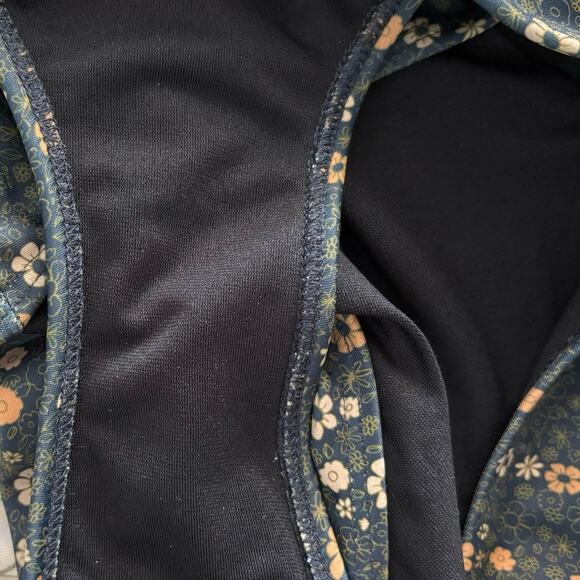 Albion Size XL One Piece Swimsuit Bathing Suit Floral Print Tie Straps - Picture 5 of 6